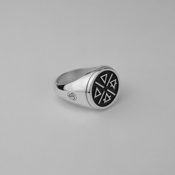 Life Elements Silver Signet Ring