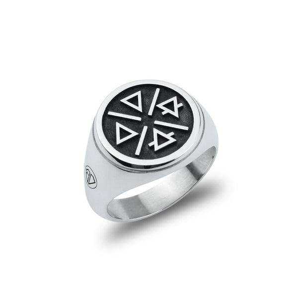 Life Elements Silver Signet Ring