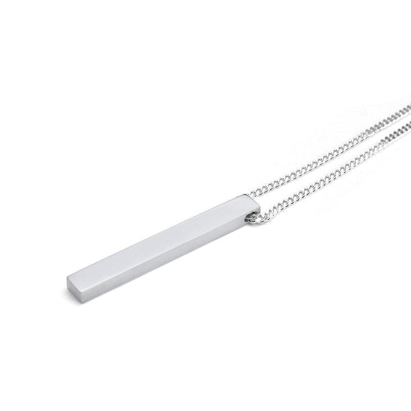 Men's Silver Lock Necklace – Beadrid