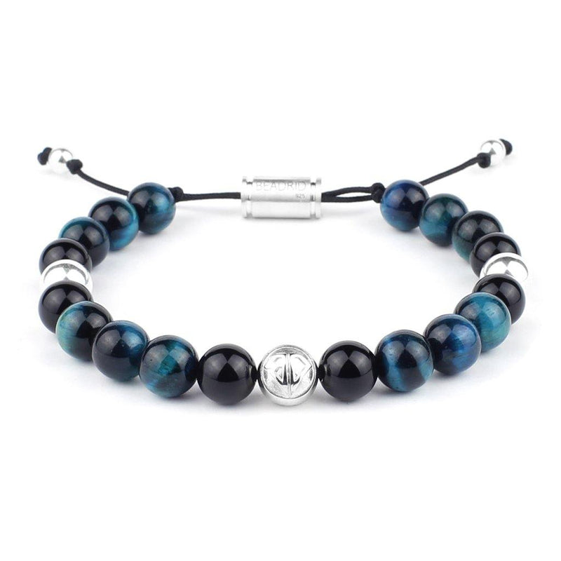 Men's Energy Blue Tiger Eye Bracelet - Beadrid