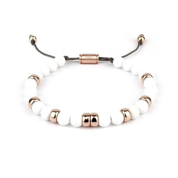 Women's White Agate Enchant Bracelet - Beadrid